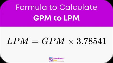 gpm lpm|100 gpm to lpm.